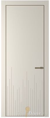 Дверь Profil Doors 7PA цвет Кремовая Магнолия (RAL 120-04) цвет профиля Шампань Дверь Profil Doors 7PA цвет Кремовая Магнолия (RAL 120-04) цвет профиля Шампань