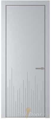 Дверь Profil Doors 7PA цвет Лайт Грей (RAL 870-01) цвет профиля Никель матовый Дверь Profil Doors 7PA цвет Лайт Грей (RAL 870-01) цвет профиля Никель матовый