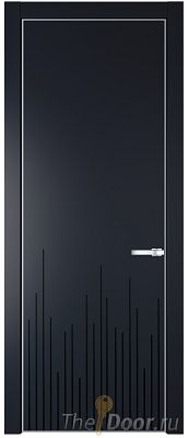 Дверь Profil Doors 7PA цвет Нэви Блу (RAL 7016) цвет профиля Серебро Дверь Profil Doors 7PA цвет Нэви Блу (RAL 7016) цвет профиля Серебро