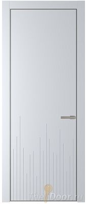 Дверь Profil Doors 7PA цвет Вайт (RAL 110 96 02) цвет профиля Никель матовый