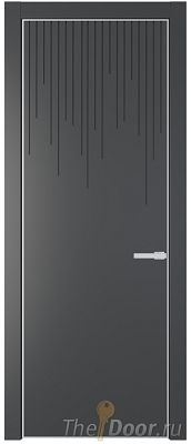 Дверь Profil Doors 8PA цвет Графит (Pantone 425С) цвет профиля Белый матовый RAL9003 Дверь Profil Doors 8PA цвет Графит (Pantone 425С) цвет профиля Белый матовый RAL9003