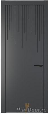 Дверь Profil Doors 8PA цвет Графит (Pantone 425С) цвет профиля Черный матовый RAL9005 Дверь Profil Doors 8PA цвет Графит (Pantone 425С) цвет профиля Черный матовый RAL9005