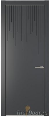 Дверь Profil Doors 8PA цвет Графит (Pantone 425С) цвет профиля Никель матовый Дверь Profil Doors 8PA цвет Графит (Pantone 425С) цвет профиля Никель матовый