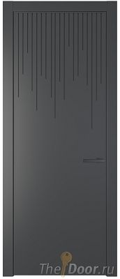 Дверь Profil Doors 8PA цвет Графит (Pantone 425С) цвет профиля Серая ночь Дверь Profil Doors 8PA цвет Графит (Pantone 425С) цвет профиля Серая ночь