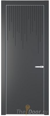 Дверь Profil Doors 8PA цвет Графит (Pantone 425С) цвет профиля Серебро Дверь Profil Doors 8PA цвет Графит (Pantone 425С) цвет профиля Серебро