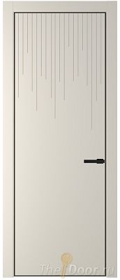 Дверь Profil Doors 8PA цвет Кремовая Магнолия (RAL 120-04) цвет профиля Черный матовый RAL9005 Дверь Profil Doors 8PA цвет Кремовая Магнолия (RAL 120-04) цвет профиля Черный матовый RAL9005