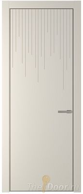 Дверь Profil Doors 8PA цвет Кремовая Магнолия (RAL 120-04) цвет профиля Никель матовый
