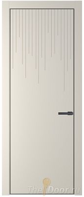 Дверь Profil Doors 8PA цвет Кремовая Магнолия (RAL 120-04) цвет профиля Серая ночь