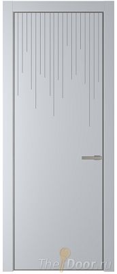 Дверь Profil Doors 8PA цвет Лайт Грей (RAL 870-01) цвет профиля Никель матовый