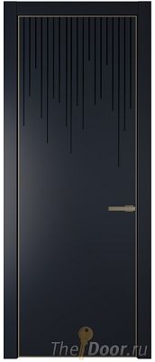 Дверь Profil Doors 8PA цвет Нэви Блу (RAL 7016) цвет профиля Шампань Дверь Profil Doors 8PA цвет Нэви Блу (RAL 7016) цвет профиля Шампань