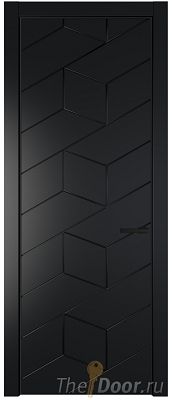 Дверь Profil Doors 9PA цвет Блэк цвет профиля Черный матовый RAL9005