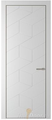 Дверь Profil Doors 9PA цвет Крем Вайт (RAL 120-02) цвет профиля Никель матовый Дверь Profil Doors 9PA цвет Крем Вайт (RAL 120-02) цвет профиля Никель матовый