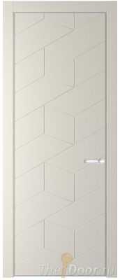 Дверь Profil Doors 9PA цвет Кремовая Магнолия (RAL 120-04) цвет профиля Серебро Дверь Profil Doors 9PA цвет Кремовая Магнолия (RAL 120-04) цвет профиля Серебро