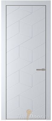 Дверь Profil Doors 9PA цвет Вайт (RAL 110 96 02) цвет профиля Никель матовый Дверь Profil Doors 9PA цвет Вайт (RAL 110 96 02) цвет профиля Никель матовый