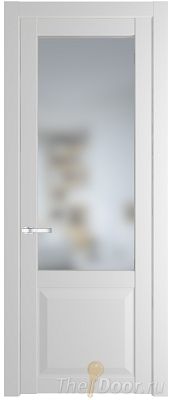 Дверь Profil Doors 1.2.2PD цвет Крем Вайт (RAL 120-02) стекло Матовое