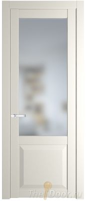 Дверь Profil Doors 1.2.2PD цвет Перламутр белый стекло Матовое