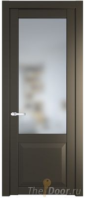 Дверь Profil Doors 1.2.2PD цвет Перламутр бронза стекло Матовое