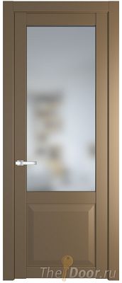 Дверь Profil Doors 1.2.2PD цвет Перламутр золото стекло Матовое