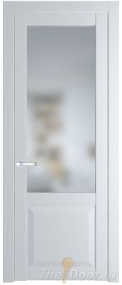 Дверь Profil Doors 1.2.2PD цвет Вайт (RAL 110 96 02) стекло Матовое