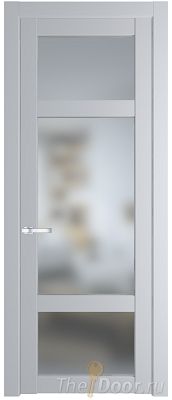 Дверь Profil Doors 1.3.2PD цвет Лайт Грей (RAL 870-01) стекло Матовое