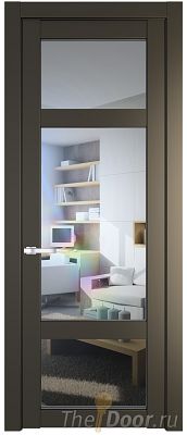 Дверь Profil Doors 1.3.2PD цвет Перламутр бронза стекло Прозрачное