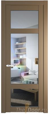 Дверь Profil Doors 1.3.2PD цвет Перламутр золото стекло Прозрачное