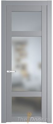 Дверь Profil Doors 1.3.2PD цвет Смоки (RAL 870-02) стекло Матовое