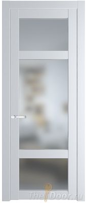Дверь Profil Doors 1.3.2PD цвет Вайт (RAL 110 96 02) стекло Матовое