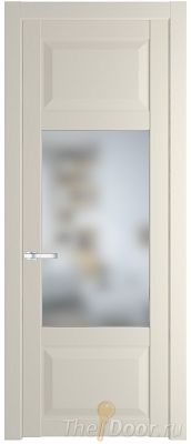 Дверь Profil Doors 1.3.3PD цвет Кремовая Магнолия (RAL 120-04) стекло Матовое