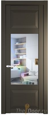 Дверь Profil Doors 1.3.3PD цвет Перламутр бронза стекло Прозрачное