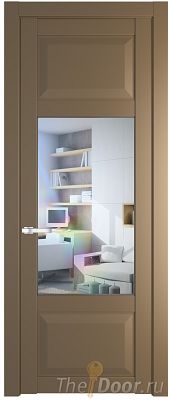 Дверь Profil Doors 1.3.3PD цвет Перламутр золото стекло Прозрачное
