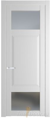 Дверь Profil Doors 1.3.4PD цвет Крем Вайт (RAL 120-02) стекло Матовое