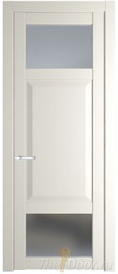 Дверь Profil Doors 1.3.4PD цвет Перламутр белый стекло Матовое