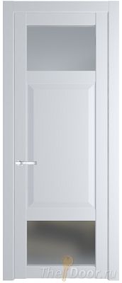 Дверь Profil Doors 1.3.4PD цвет Вайт (RAL 110 96 02) стекло Матовое