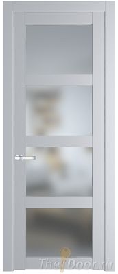 Дверь Profil Doors 1.4.2PD цвет Лайт Грей (RAL 870-01) стекло Матовое