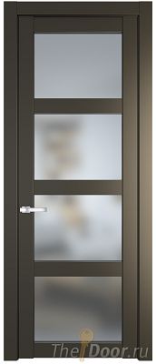 Дверь Profil Doors 1.4.2PD цвет Перламутр бронза стекло Матовое