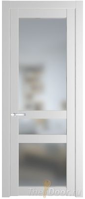 Дверь Profil Doors 1.5.2PD цвет Крем Вайт (RAL 120-02) стекло Матовое