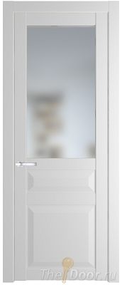 Дверь Profil Doors 1.5.3PD цвет Крем Вайт (RAL 120-02) стекло Матовое