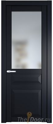 Дверь Profil Doors 1.5.3PD цвет Нэви Блу (RAL 7016) стекло Матовое