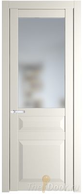 Дверь Profil Doors 1.5.3PD цвет Перламутр белый стекло Матовое