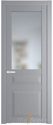 Дверь Profil Doors 1.5.3PD цвет Смоки (RAL 870-02) стекло Матовое