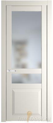 Дверь Profil Doors 1.5.4PD цвет Перламутр белый стекло Матовое