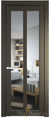 Дверь Profil Doors 1.7.2PD цвет Перламутр бронза стекло Прозрачное