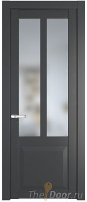 Дверь Profil Doors 1.8.2PD цвет Графит (Pantone 425С) стекло Матовое