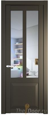 Дверь Profil Doors 1.8.2PD цвет Перламутр бронза стекло Прозрачное