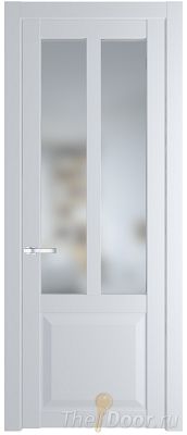 Дверь Profil Doors 1.8.2PD цвет Вайт (RAL 110 96 02) стекло Матовое