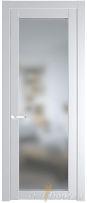 Дверь Profil Doors 2.1.2PD цвет Крем Вайт (RAL 120-02) стекло Матовое