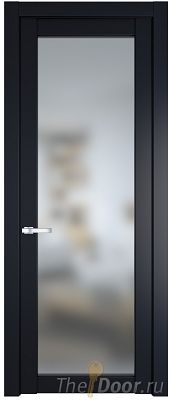 Дверь Profil Doors 2.1.2PD цвет Нэви Блу (RAL 7016) стекло Матовое