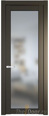 Дверь Profil Doors 2.1.2PD цвет Перламутр бронза стекло Матовое
