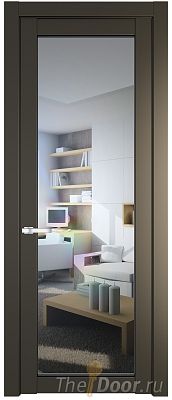 Дверь Profil Doors 2.1.2PD цвет Перламутр бронза стекло Прозрачное
